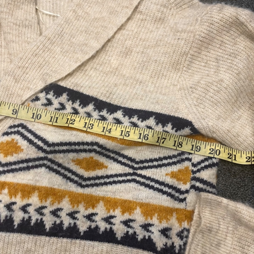 $119 Lucky Brand Wool Shawl Collar Open Front Cardigan Women’ Size M - Picture 10 of 16